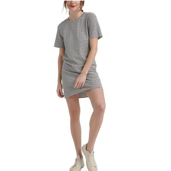 Lucky Brand Dresses & Skirts - Lucky Brand Cotton Striped Pullover T-Shirt Dress. L